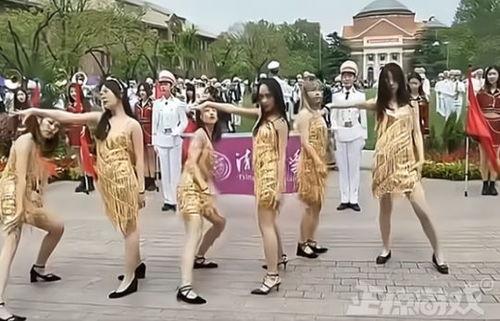 吃瓜女生舞蹈,动感十足，魅力四溢